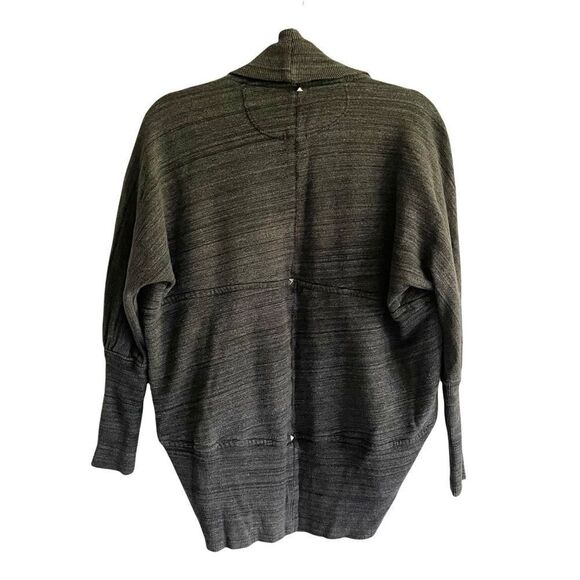 ARITZIA Diderot Open Cocoon Cardigan Sweater Grey Black XXS - Picture 3 of 6